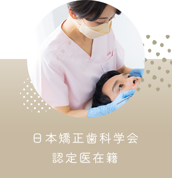 日本矯正歯科学会 認定医在籍